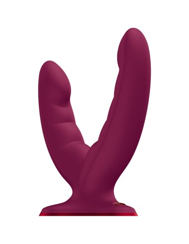 FUN FACTORY - RYDE DOUBLE DILDO WINE RED