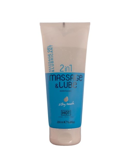 HOT - MASSAGE  GLIDE GEL 2IN1 SILKY TOUCH 200 ML
