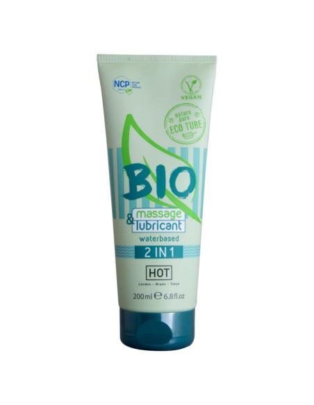HOT - BIO MASSAGE  LUBRICANT WATERBASED 2 IN 1 200 ML