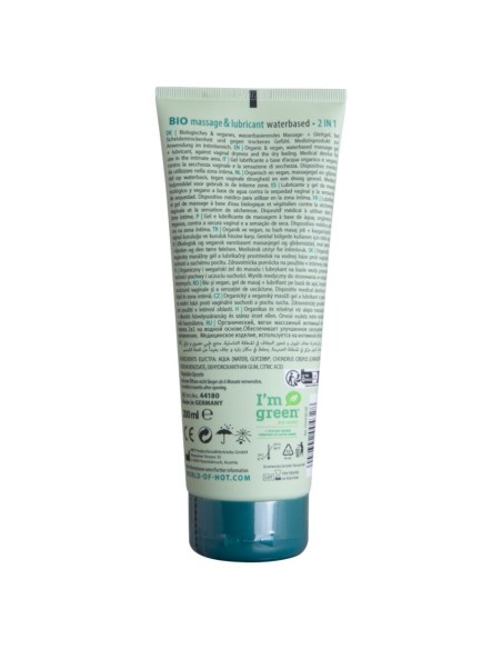 HOT - BIO MASSAGE  LUBRICANT WATERBASED 2 IN 1 200 ML
