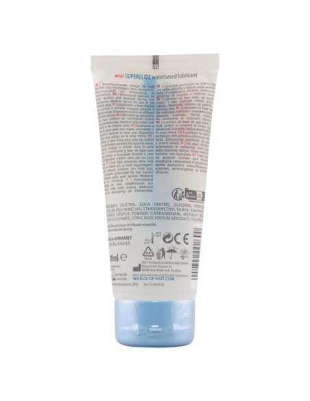 HOT - ANAL SUPERGLIDE LIQUID PLEASURE WATERBASED LUBRICANT 100 ML