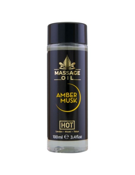 HOT - MASSAGE OIL AMBER  MUSK 100 ML
