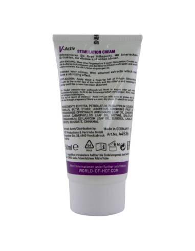 HOT - V-ACTIV STIMULATION CREAM FOR WOMEN 50 ML