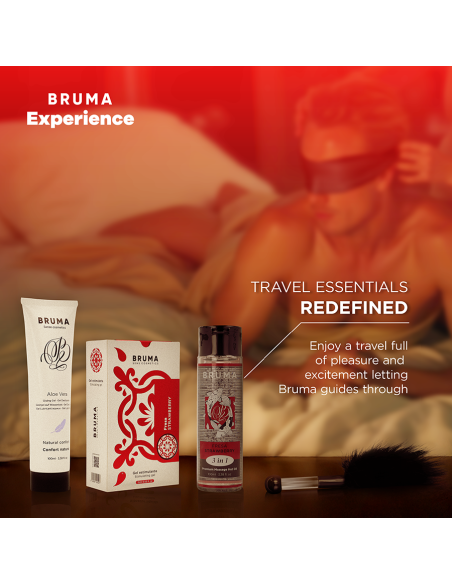 BRUMA XPERIENCE - SWEET STRAWBERRY TEMPTATION KIT WITH ORGASM ENHANCER