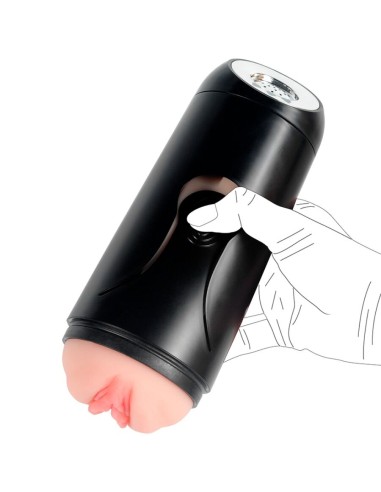 SHEQU - FANNY VAGINA MASTURBATOR WITH VIBRATION