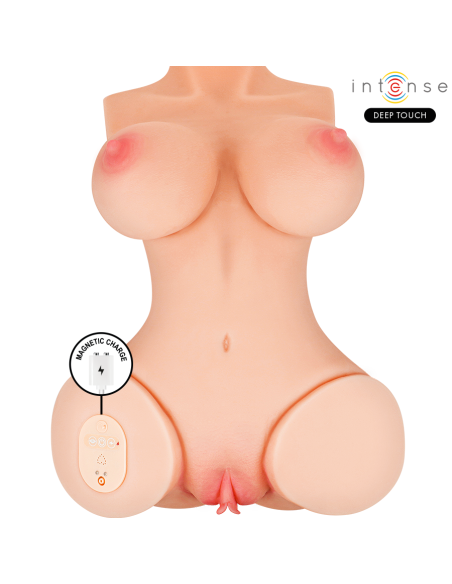 INTENSE DEEP TOUCH - VERO TORSO VAGINA WITH SUCTION, HEAT, VIBRATION AND VOICE EFFECTS L 5.5 KG