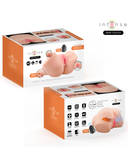 INTENSE DEEP TOUCH - NICOLE VAGINAL MASTURBATOR WITH SUCTION, HEAT, VIBRATION AND VOICE EFFECTS WITH REMOTE CONTROL 5.3 KG