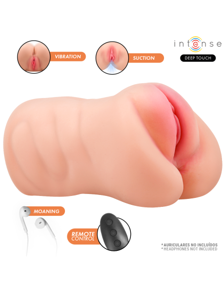 INTENSE DEEP TOUCH - KRISTA VAGINAL MASTURBATOR WITH SUCTION, VIBRATION AND VOICE EFFECT 1.2 KG