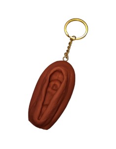 DIABLO PICANTE - VAGINA KEYCHAIN DARK TONE