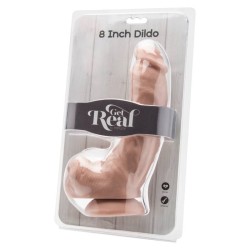 GET REAL - DILDO 20,5 CM WITH BALLS SKIN 2