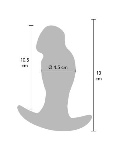 HIDDEN DESIRE - INFERNO REALISTIC BUTTPLUG 13 CM