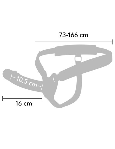 HIDDEN DESIRE - INFERNO PENIS SLEEVE STRAP-ON...
