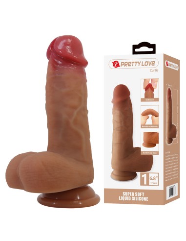 PRETTY LOVE - CURTIS REALISTIC DILDO WITH...