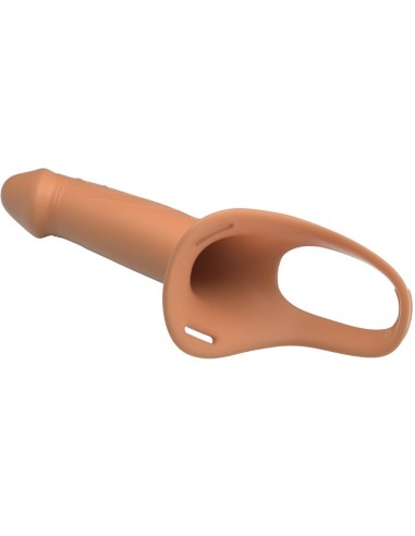 PRETTY LOVE - LANDON LIGHT-SKIN VIBRATING STRAP-ON