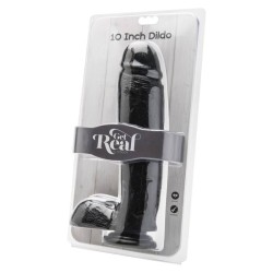 GET REAL - DILDO 25,5 CM WITH BALLS BLACK 2
