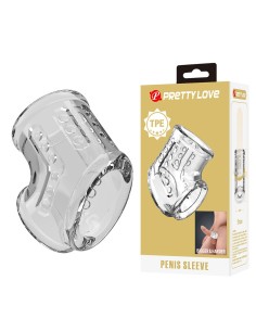 PRETTY LOVE - SHORT TRANSPARENT PENIS SHEATH