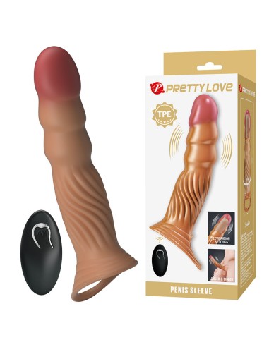 PRETTY LOVE - TEXTURED PENIS SLEEVE WITH...