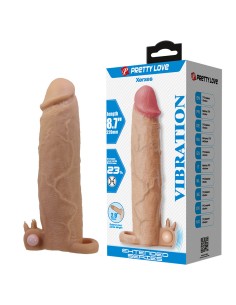 PRETTY LOVE - XERXES PENIS SLEEVE WITH CLITORAL...