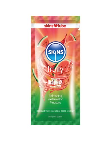 SKINS - FRUITY WATER-BASED LUBRICANT WATERMELON...