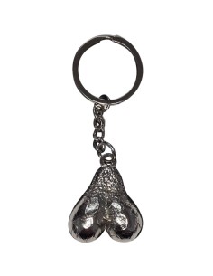 DIABLO PICANTE - SILVER EGGS METAL KEYCHAIN