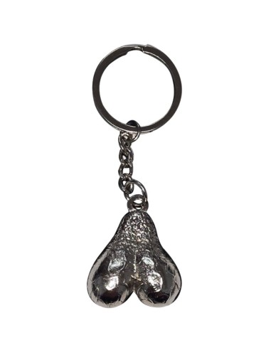 DIABLO PICANTE - SILVER EGGS METAL KEYCHAIN