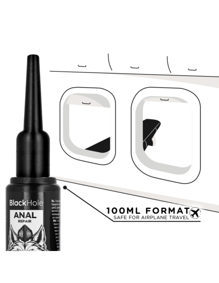 BLACK HOLE - ANAL LUBE APPLIER  L SIZE 100 ML