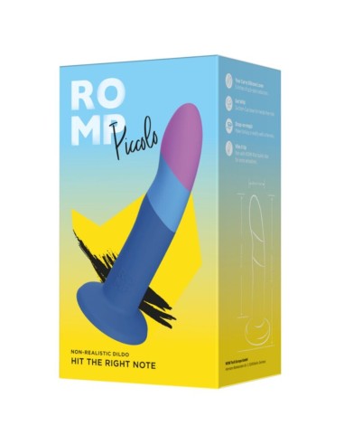 ROMP - PICCOLO SILICONE DILDO WITH TRICOLOR...