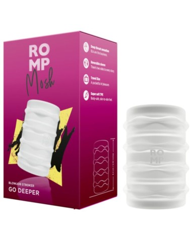 ROMP - MOSH TRANSPARENT MALE MASTURBATOR WITH 6...