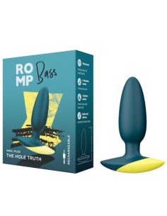 ROMP - BASS PLUG ANAL VIBRATOR 10 CM GREEN 2