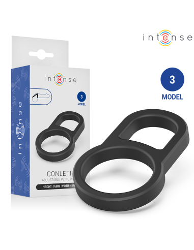 INTENSE - CONLETH ADJUSTABLE DOUBLE PENIS RING...