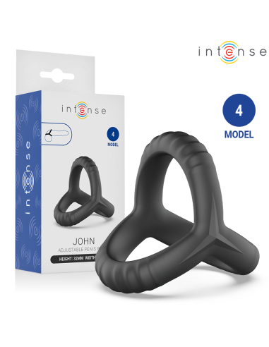 INTENSE - JOHN ADJUSTABLE TRIPLE PENIS RING...