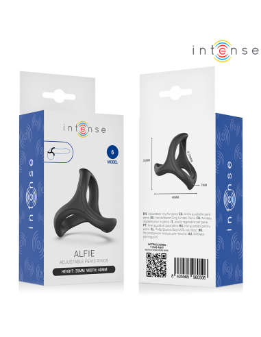 INTENSE - ALFIE ADJUSTABLE TRIPLE PENIS RING...