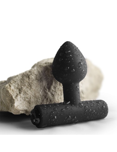 ROCKS-OFF - NOVA ASTRYX PREMIUM PLUG ANAL RECARGABLE 16 FUNCIONES NEGRO