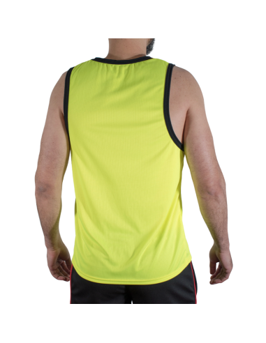 MACHO - CMV001 CAMISETA GYM AMARILLA S/M