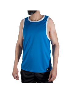 MACHO - CMV002 CAMISETA GYM AZUL S/M