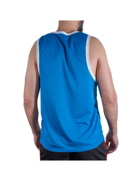 MACHO - CMV002 CAMISETA GYM AZUL S/M