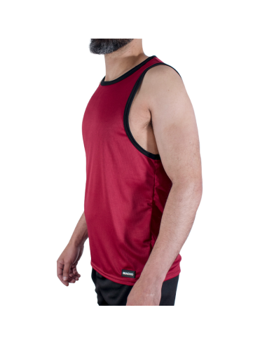 MACHO - CMV003 CAMISETA GYM GRANATE S/M