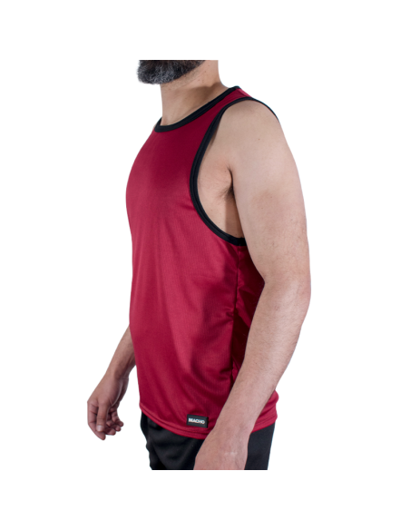 MACHO - CMV003 CAMISETA GYM GRANATE S/M