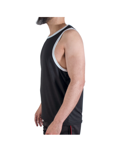 MACHO - CMV004 CAMISETA GYM NEGRA S/M
