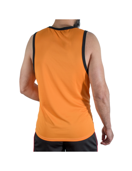 MACHO - CMV005 CAMISETA GYM NARANJA S/M