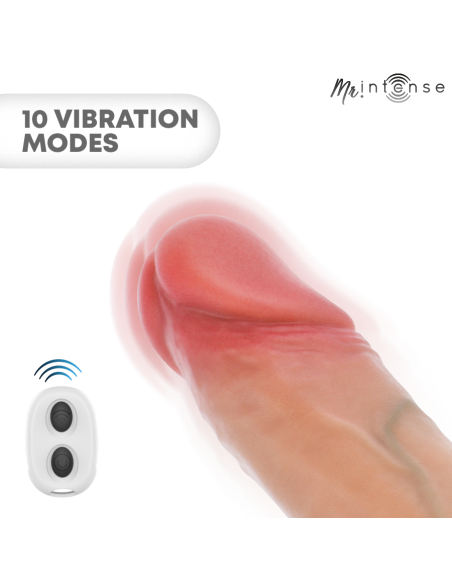 MR INTENSE - ARNOLD M VIBRATOR SILICONE PENIS SLEEVE WITH REMOTE CONTROL 14.5 CM -Ø- 4 CM