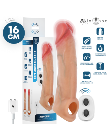 MR INTENSE - ARNOLD L VIBRATOR SILICONE PENIS...