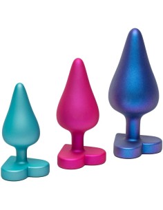 ROMP - LUSTER ANAL TRAINING KIT S/M/L WITH HEART-SHAPED BASE