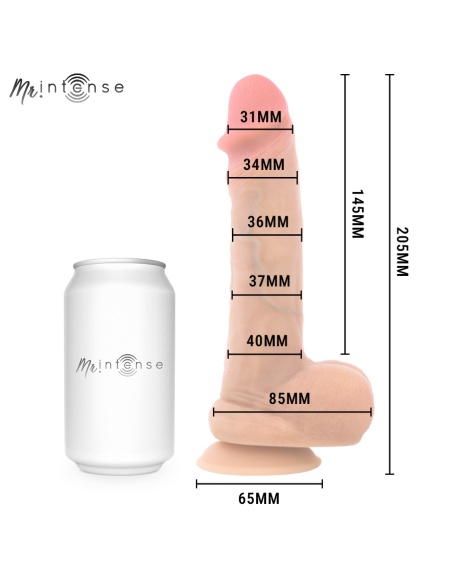 MR INTENSE - DANNY SILICONE EJACULATING DILDO 20.5 CM -Ø- 4 CM
