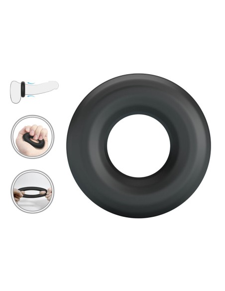 CRAZY BULL - URBAN SUPER SOFT SILICONE COCK RING BLACK