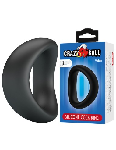 CRAZY BULL - VALEN ERGONOMIC SILICONE COCK RING...