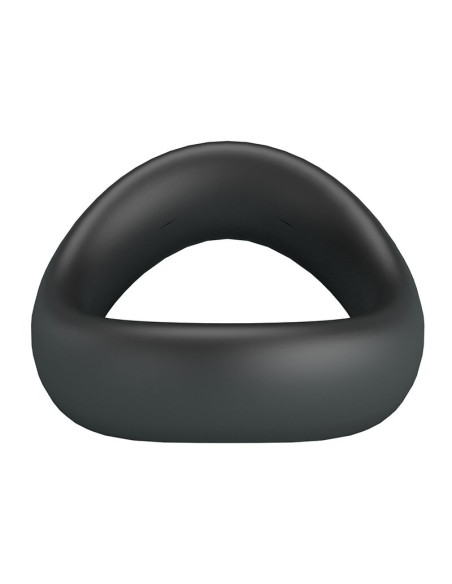 CRAZY BULL - VALEN ERGONOMIC SILICONE COCK RING BLACK