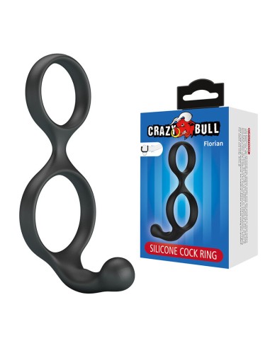 CRAZY BULL - FLORIAN DOUBLE COCK AND BALL RING...