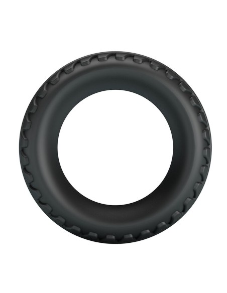 CRAZY BULL - MERRITT TEXTURED SILICONE COCK RING BLACK