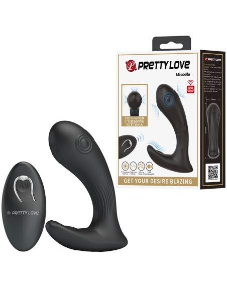 PRETTY LOVE - MIRABELLE PROSTATE VIBRATOR WITH REMOTE CONTROL